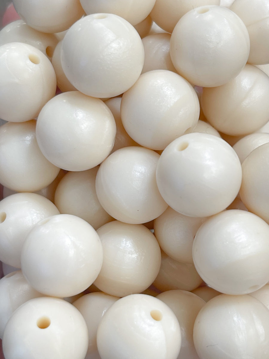 IVORY PEARL PACIFIER CLIP Caprilina