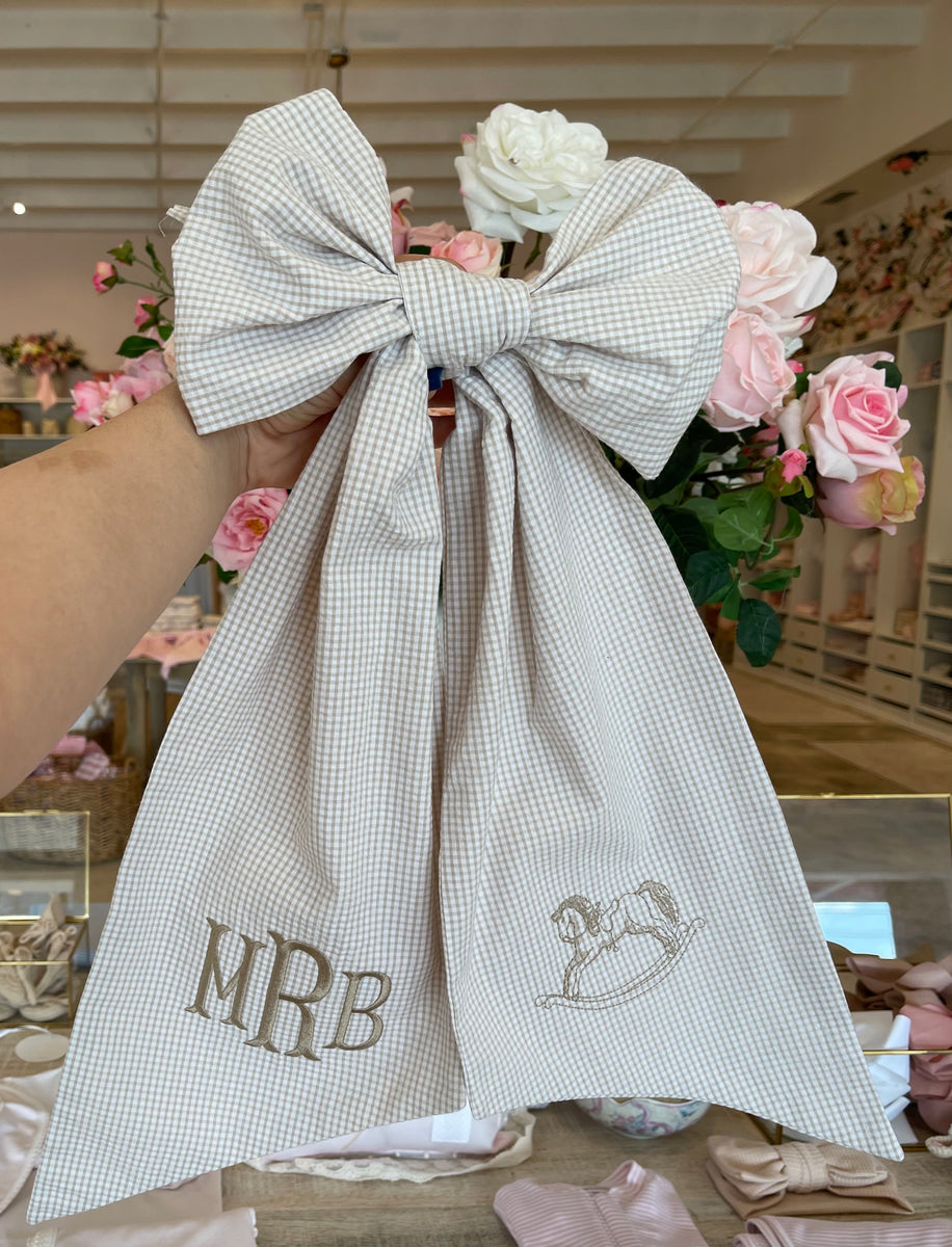 Caprilina Signature Newborn Bow Sash