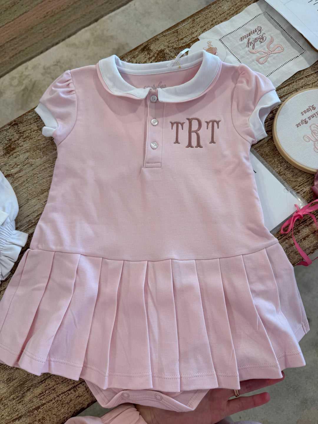 Brielle Pleated Baby Girl Dress