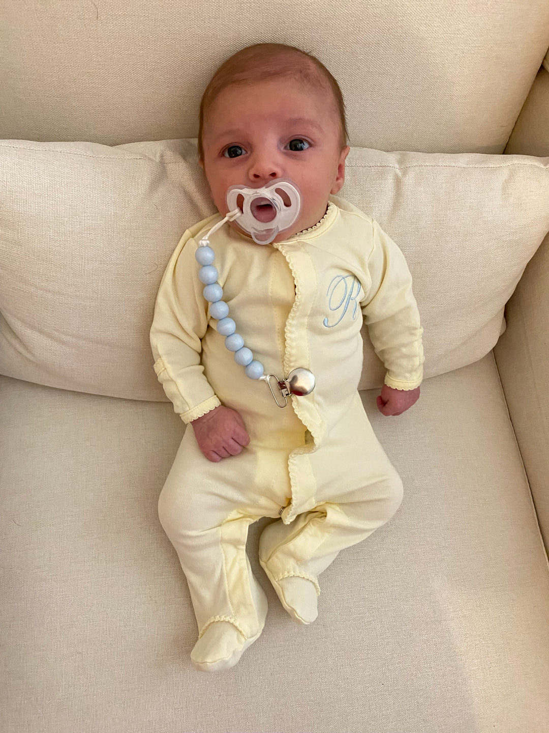 Chick Yellow Newborn Personalized Coming Home Outfit – Caprilina