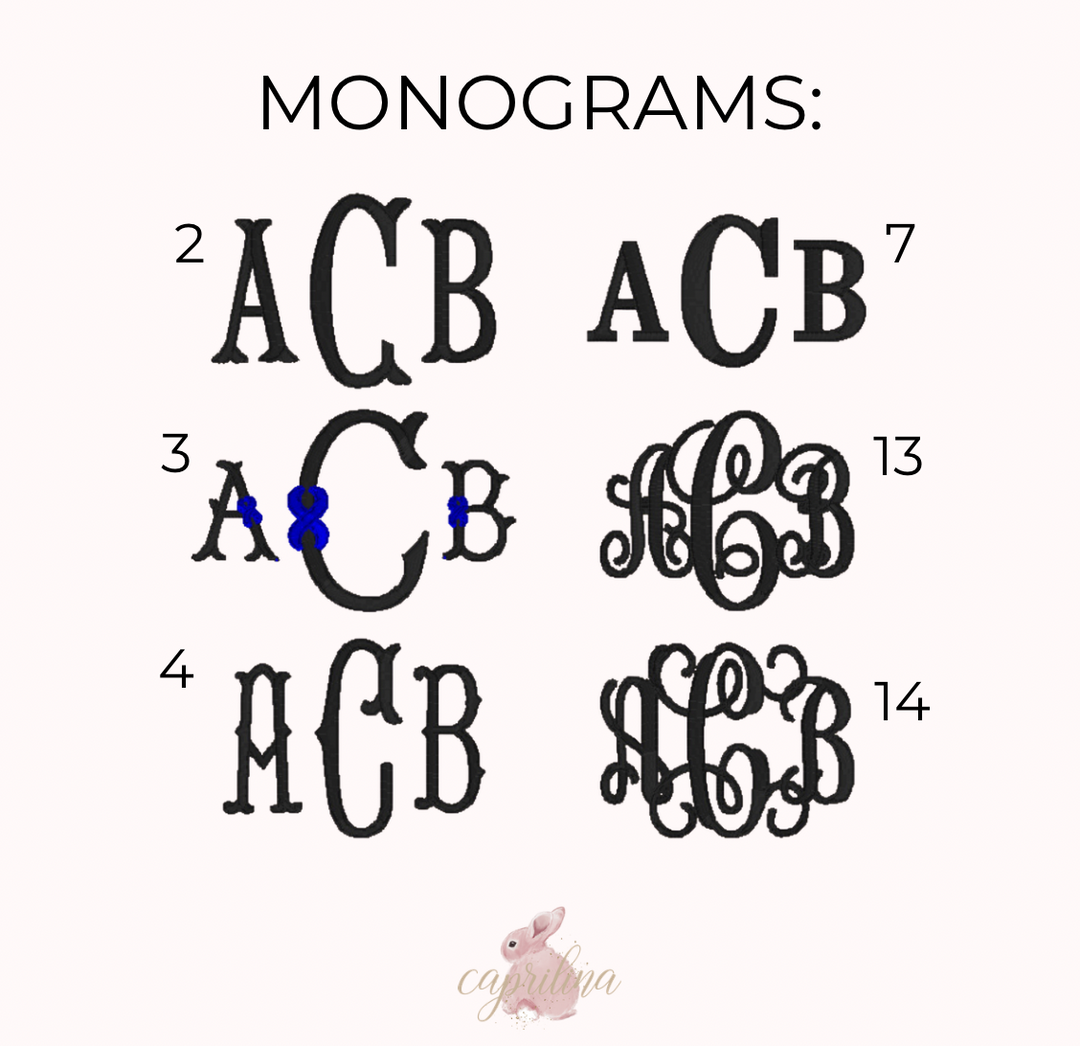 Embroidered Baby Name & Monogram Hoop Plaque – Caprilina